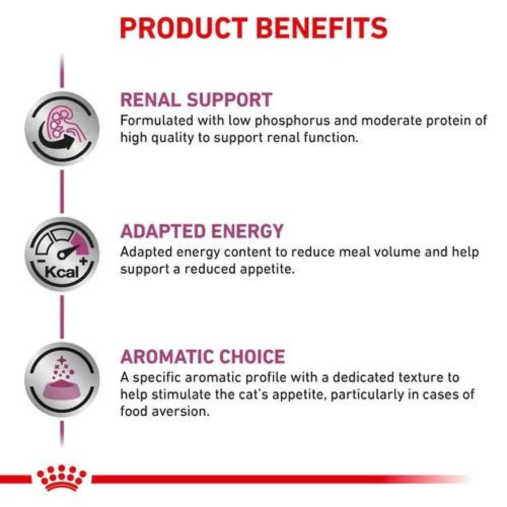 Royal Canin Veterinary Diet Renal Wet Cat Food Pouches with Chicken - Image 4